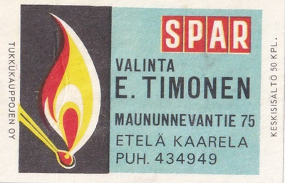 Etelä Kaarela. E. Timonen , SPAR b531