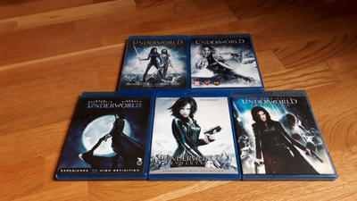 Underworld Elokuvat 1-5 Blu-ray Koko sarja