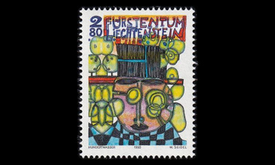 Liechtenstein 1060 ** Nykytaide (1993)