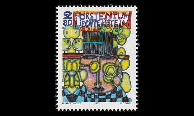 Liechtenstein 1060 ** Nykytaide (1993)