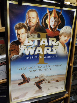 STAR WARS THE PHANTOM MENACE LEFFAPOSTERI (W)