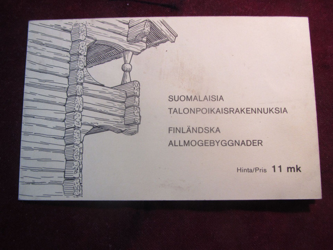 Suomalaisia talonpoikaisrakennuksia. Postimerkkivihko