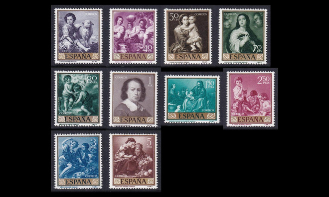 Espanja 1167-76 ** Maalauksia Bartolomé Esteban Murillo (19