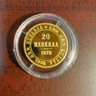 20 markkaa v. 1878, 0.925 hopeaa - pikkukuva 1