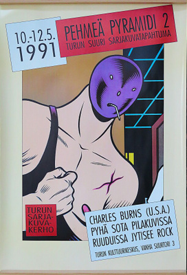 Pehmeä pyramidi (1991) festivaalijuliste