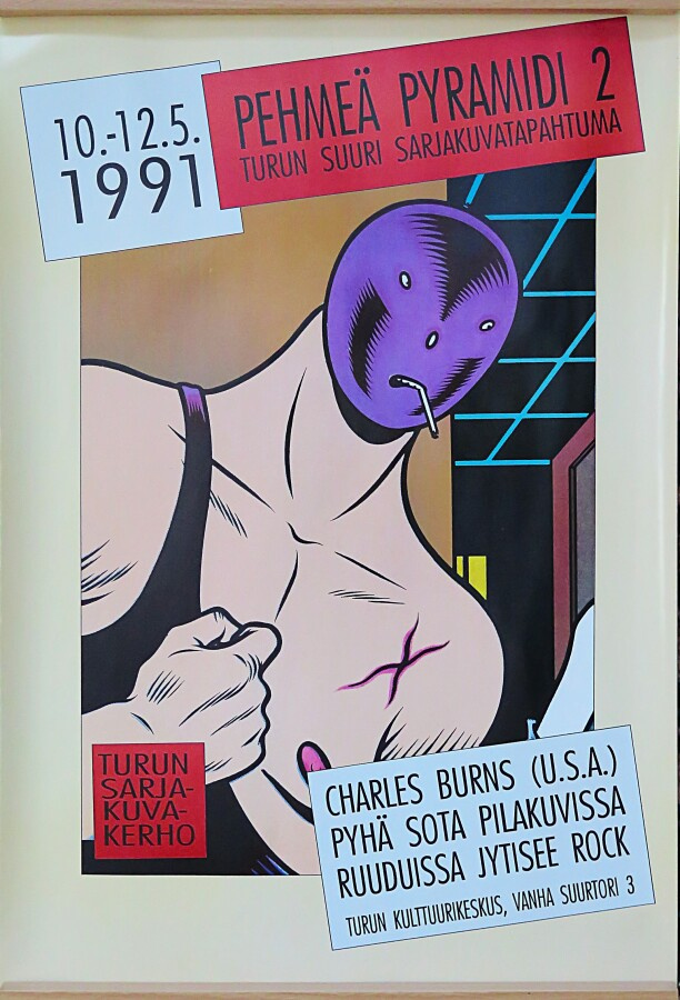 Pehmeä pyramidi (1991) festivaalijuliste