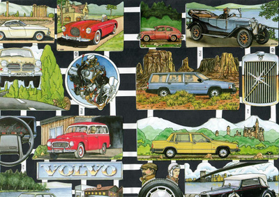 MLP 1733-1734 - ISO tupla-arkki - Upeat Volvo autot