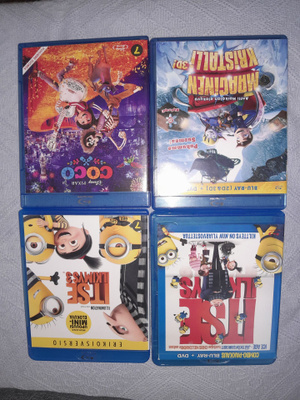Animaatio elokuvia Blu ray