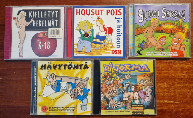 5 kpl erilaisia Isojen poikien lauluja cdeitä.