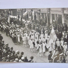 VANHA Kortti Viro Tallinna Suomalaiset Marssii Lippu ym 1928 - pikkukuva 1