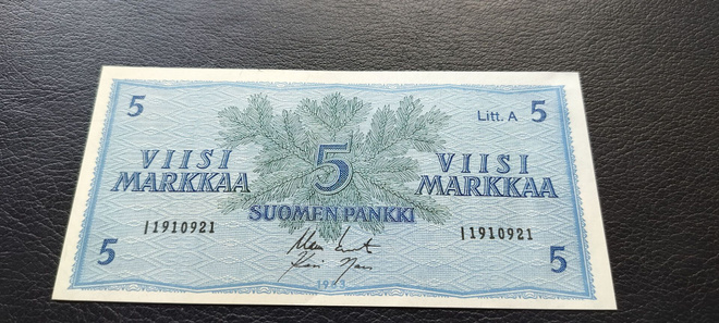 10 mk 1963 Litt.A, KO2-Nar, I-sarjaa, KL 8-9