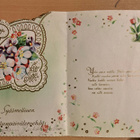 Kukkia,omenankukkia, taittokortti,  kulkenut - pikkukuva 3