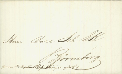 1847 laivakirje Turusta Poriin