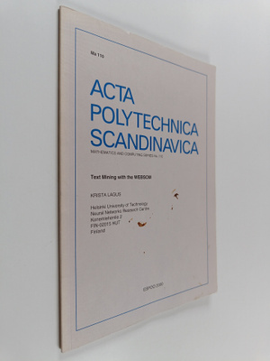 Krista Lagus : Acta Polytechnica Scandinavica : Mathemati...