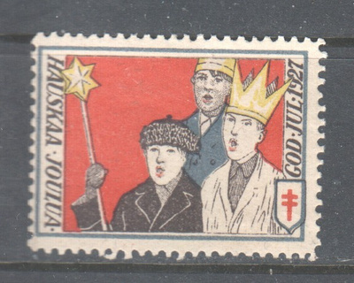 Tub joulumerkki 1927 A hammaste postituoreena (1)