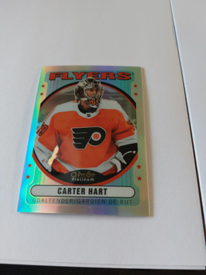 2021-22 O-Pee-Chee Platinum Retro Rainbow #R20 Carter Hart