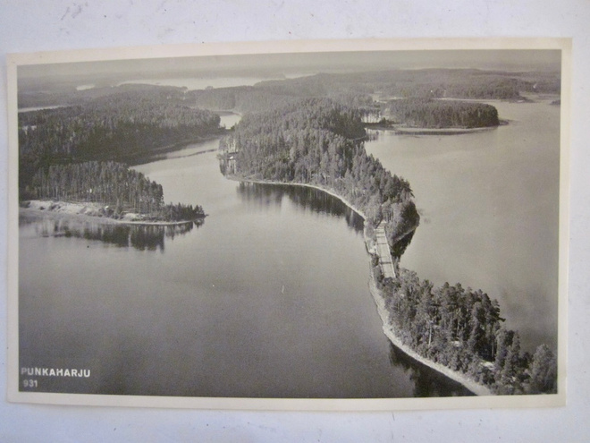VANHA Postikortti Punkaharju 1930-l Karhumäki