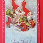 Vanha joulukortti kulk 1950 - pikkukuva 1