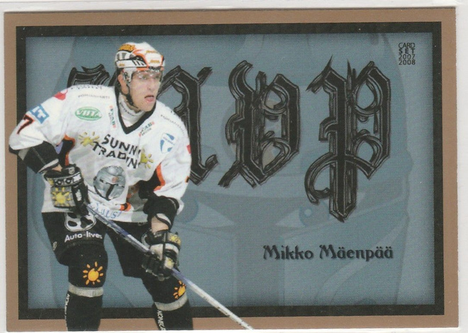 2007/08 Cardset MVP Blue Mikko Mäenpää HPK / 100
