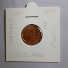 Swazimaa 1 Cent v.1974 KM#790 - pikkukuva 1