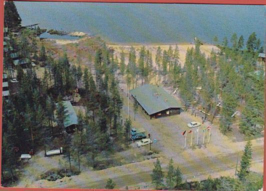 Suomussalmi Hossa n lomakylä ilmakuva