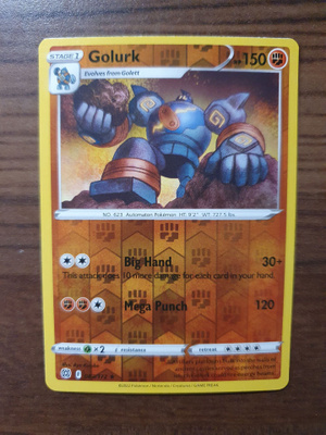 Pokemon Golurk 082/172 Reverse holo rare