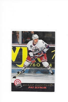 1992-93 Score Sharpshooters #23of30 Pat Elynuik Winnipeg