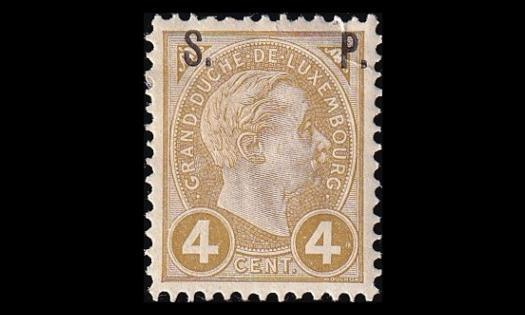 Luxemburg 59 * Virkamerkki 4 C (1895)