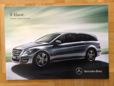 Hinnasto ja lisävarusteet Mercedes W251 R-sarja 2012