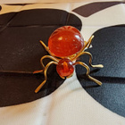 Meripihka vintage rintakoru hämähäkki - pikkukuva 2