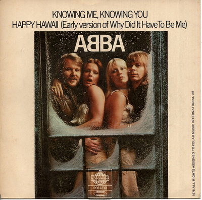 ABBA: Knowing Me, Knowing You / Happy Hawaii  7" kannet