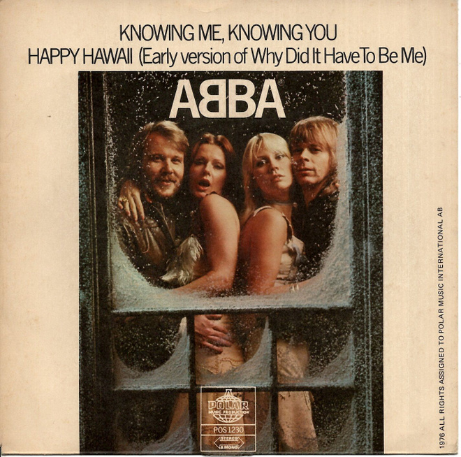 ABBA: Knowing Me, Knowing You / Happy Hawaii  7" kannet