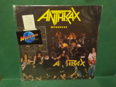 ANTHRAX - MADHOUSE M-/M- UK 1986 12" EP