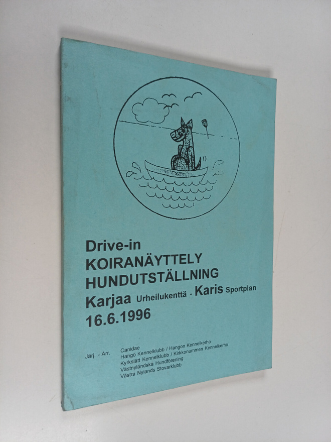 Drive-in koiranäyttely Karjaa 16.6.1996