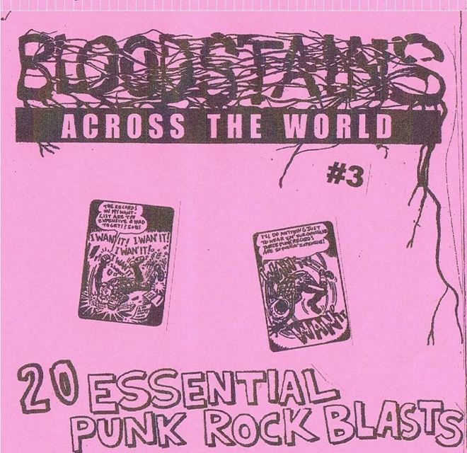 BLOODSTAINS ACROSS THE WORLD #3 comp 1977-1979 rare kbd pUnK