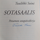 Tuulikki Soini : Sotasaalis : Petsamon sotapäiväkirja (si... - pikkukuva 3