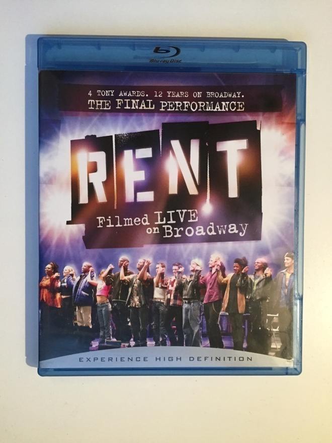 Rent: Filmed Live on Broadway (Blu-ray) Will Chase [2008]