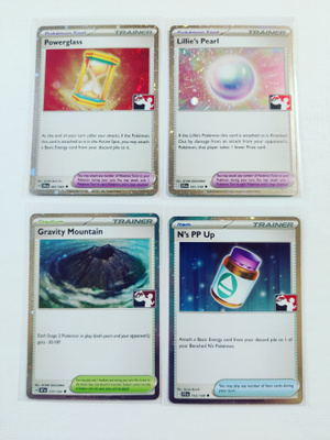 Pokemon Prize Pack Series 7 - 15kpl Trainer Holo Kortteja