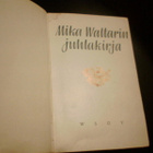 MIKA WALTARIN JUHLAKIRJA ( 1 p. 1958 ) Sis.pk:t - pikkukuva 2