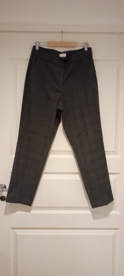 Uudet H&M harmaat ruudulliset housut 42