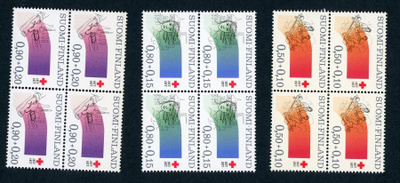 1977 Punainen Risti ( PR ) 4-löt **