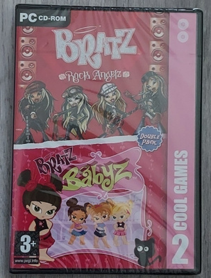 * Bratz 2 Peliä Uusi/Muoveissa PC Lue Kuvaus