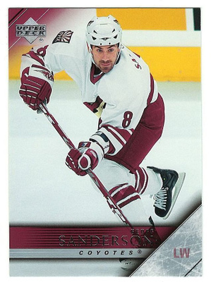 05-06 Upper Deck #394 Geoff Sanderson Ex-HPK 1994-95