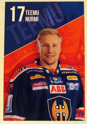 Teemu Nurmi Tappara teamset kortti