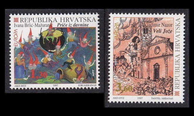 Kroatia 412-3 ** Europa myytit ja legendat (1997)