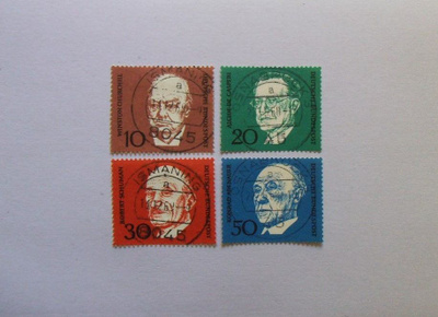 Saksa Bund Mi 554-557  - LOISTO