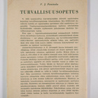 V. J. Penttala : Turvallisuusopetus - pikkukuva 2