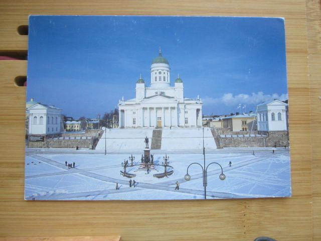 Helsinki Itämeren tytär kirkko postikortti