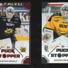 Gustavs Grigals Puck Stopper silver + red versio Saipa - pikkukuva 1