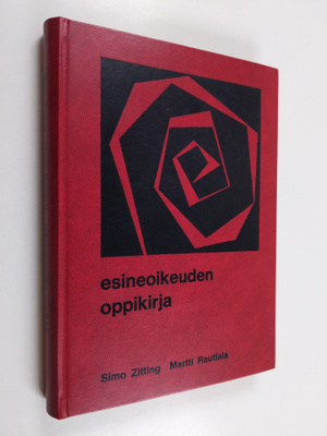 Simo Zitting : Esineoikeuden oppikirja : yleinen osa